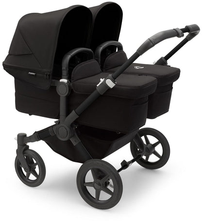 Bugaboo Donkey 5 + Turtle One Twin Travel System Bundle - Black / Midnight Black / Midnight Black / Black