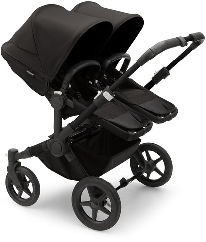 Bugaboo Donkey 5 + Turtle One Twin Travel System Bundle - Graphite / Stormy Blue / Stormy Blue / Black