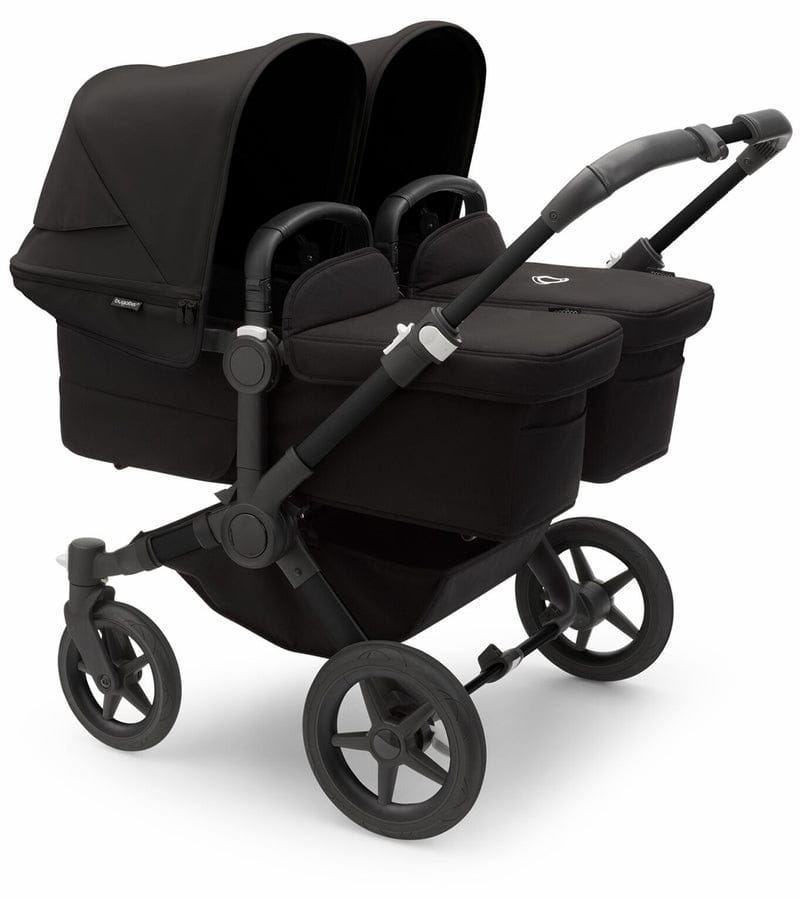 Bugaboo Donkey 5 + Turtle One Twin Travel System Bundle - Graphite / Stormy Blue / Stormy Blue / Black