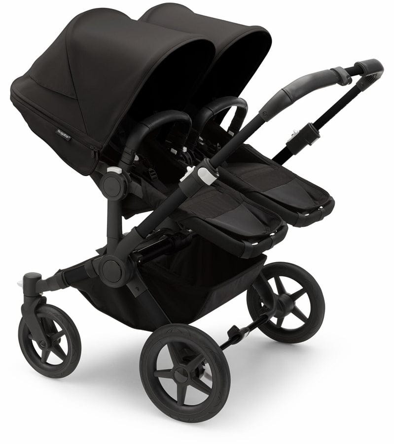 Bugaboo Donkey 5 + Turtle One Twin Travel System Bundle - Black / Midnight Black / Midnight Black / Black