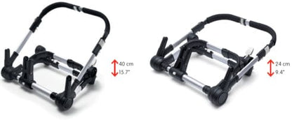 Bugaboo 2016/2017 Donkey Compact Fold Mono Stroller in Sand/Red - 180110SA12-CFRD