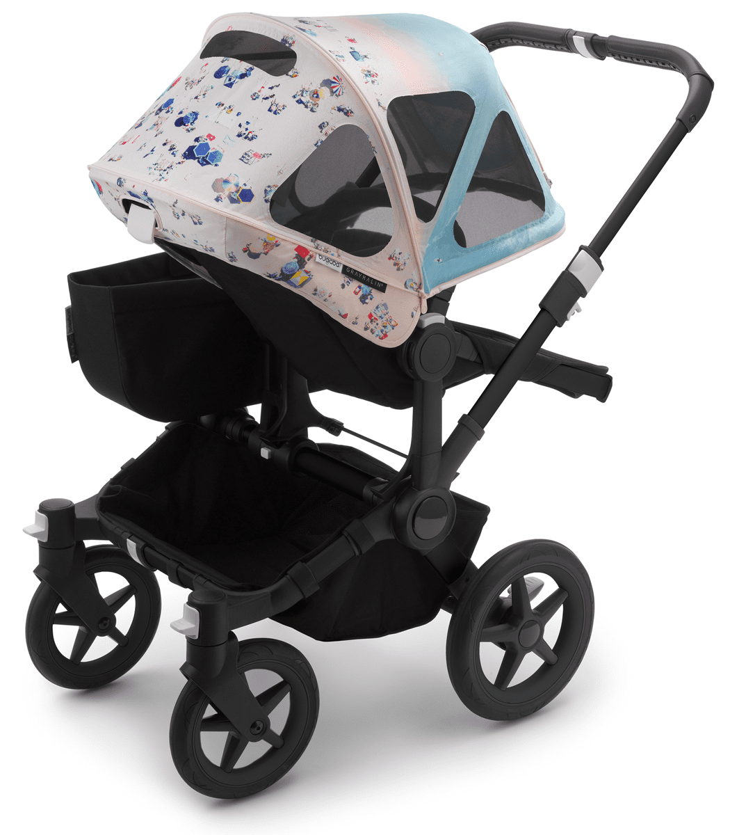 Bugaboo Donkey3 Breezy Sun Canopy - Gray Malin