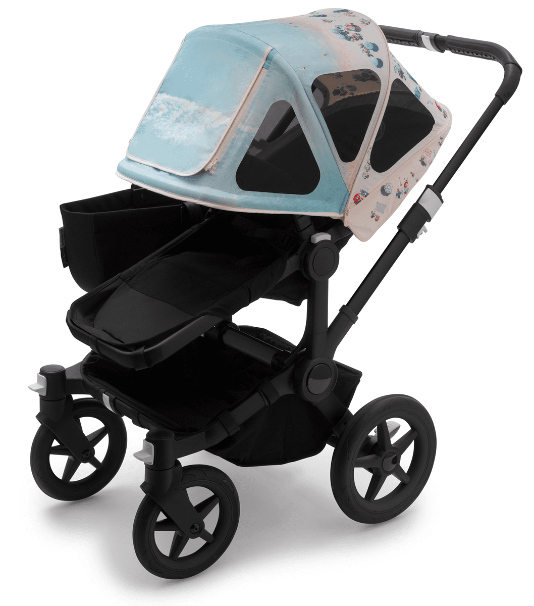 Bugaboo Donkey3 Breezy Sun Canopy - Gray Malin