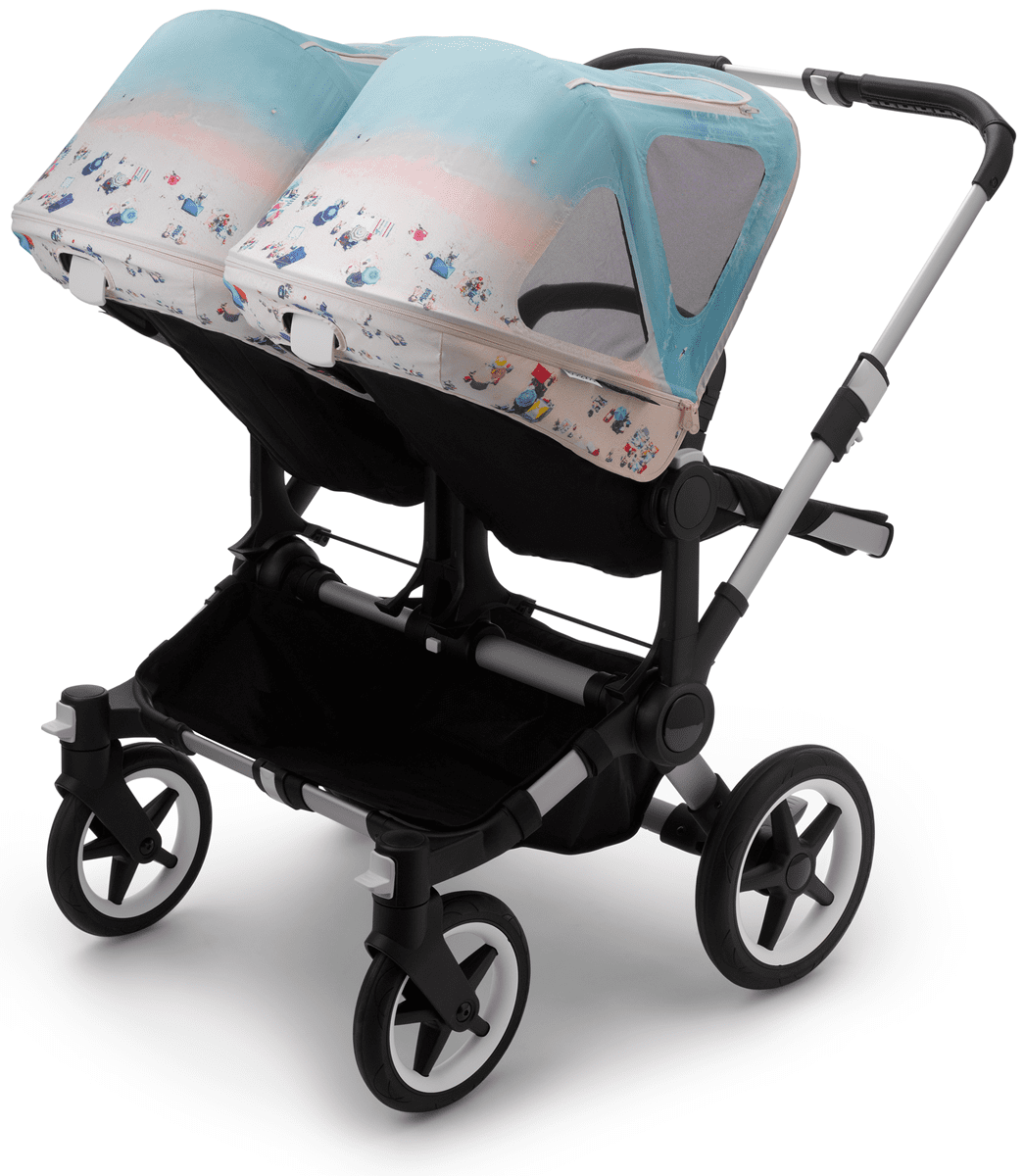 Bugaboo Donkey3 Breezy Sun Canopy - Gray Malin