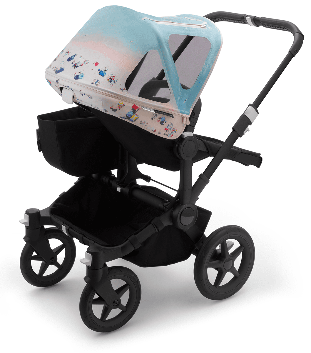 Bugaboo Donkey3 Breezy Sun Canopy - Gray Malin