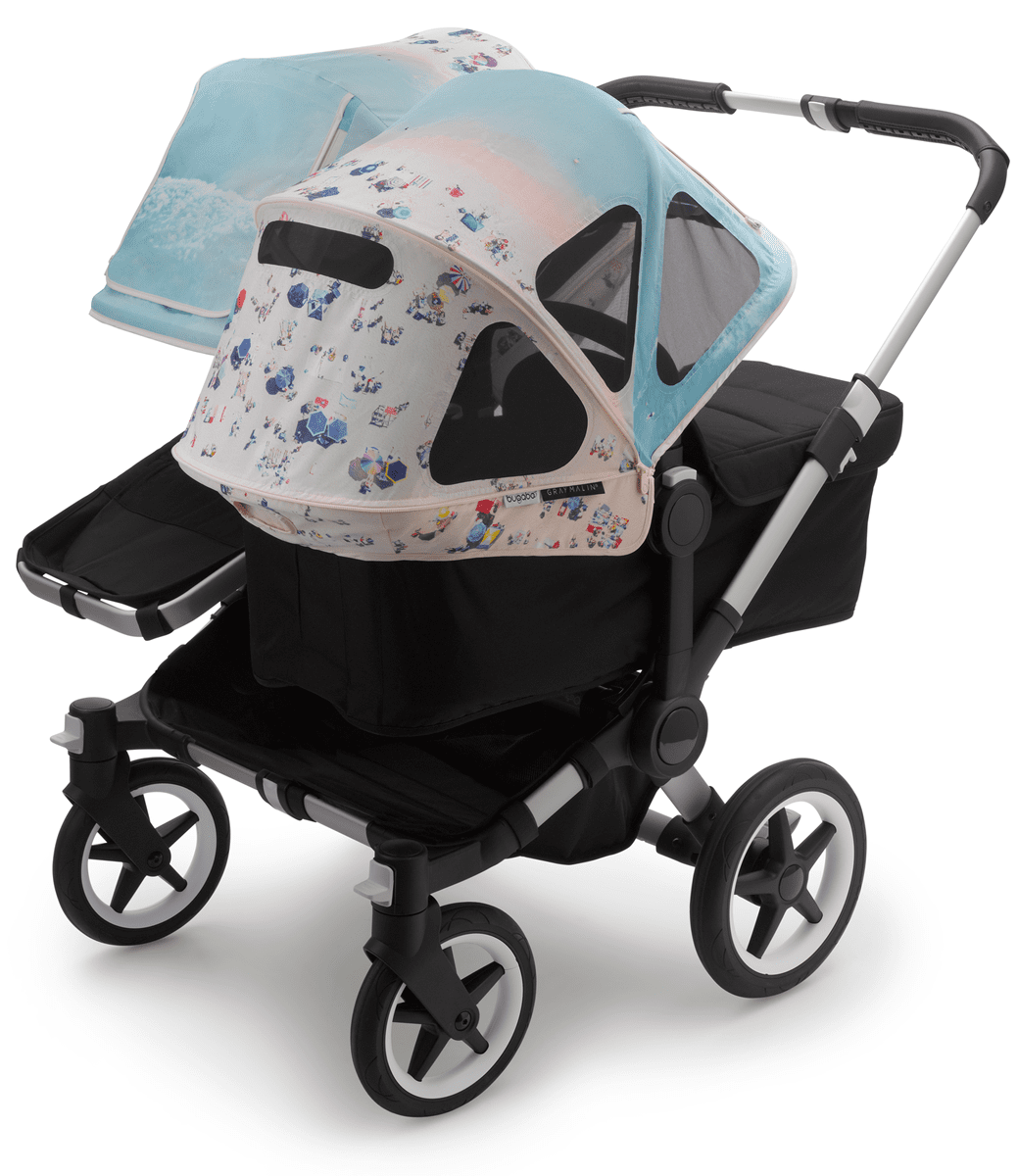 Bugaboo Donkey3 Breezy Sun Canopy - Gray Malin