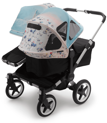 Bugaboo Donkey3 Breezy Sun Canopy - Gray Malin
