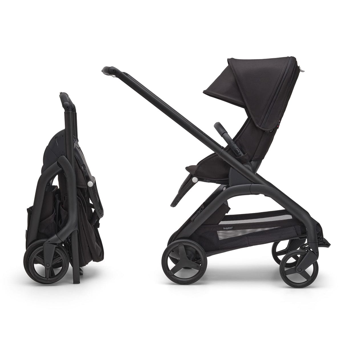 Bugaboo Dragonfly + Turtle Air Travel System Bundle - Black / Midnight Black / Misty White / Black - 100176060-80803ZW03