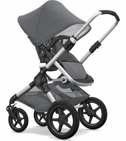 Bugaboo Fox Classic & Turtle Travel System - Aluminum/Grey Melange - 231170AE01-81701ZW01