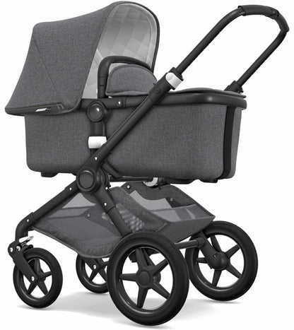 Bugaboo Fox Classic & Turtle Travel System - Black/Grey Melange - 231171AE01-81701ZW01