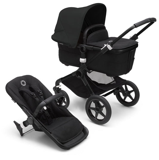Bugaboo Fox3 Complete Stroller (One Box) - Black / Midnight Black / Midnight Black