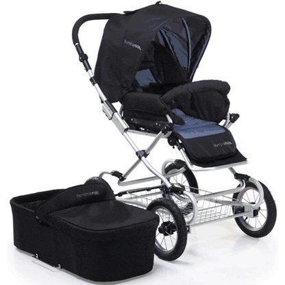 Bumbleride 2011 Queen B European Pram with Standard Bassinet in Lava