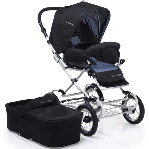 Bumbleride 2011 Queen B European Pram with Standard Bassinet in Lava