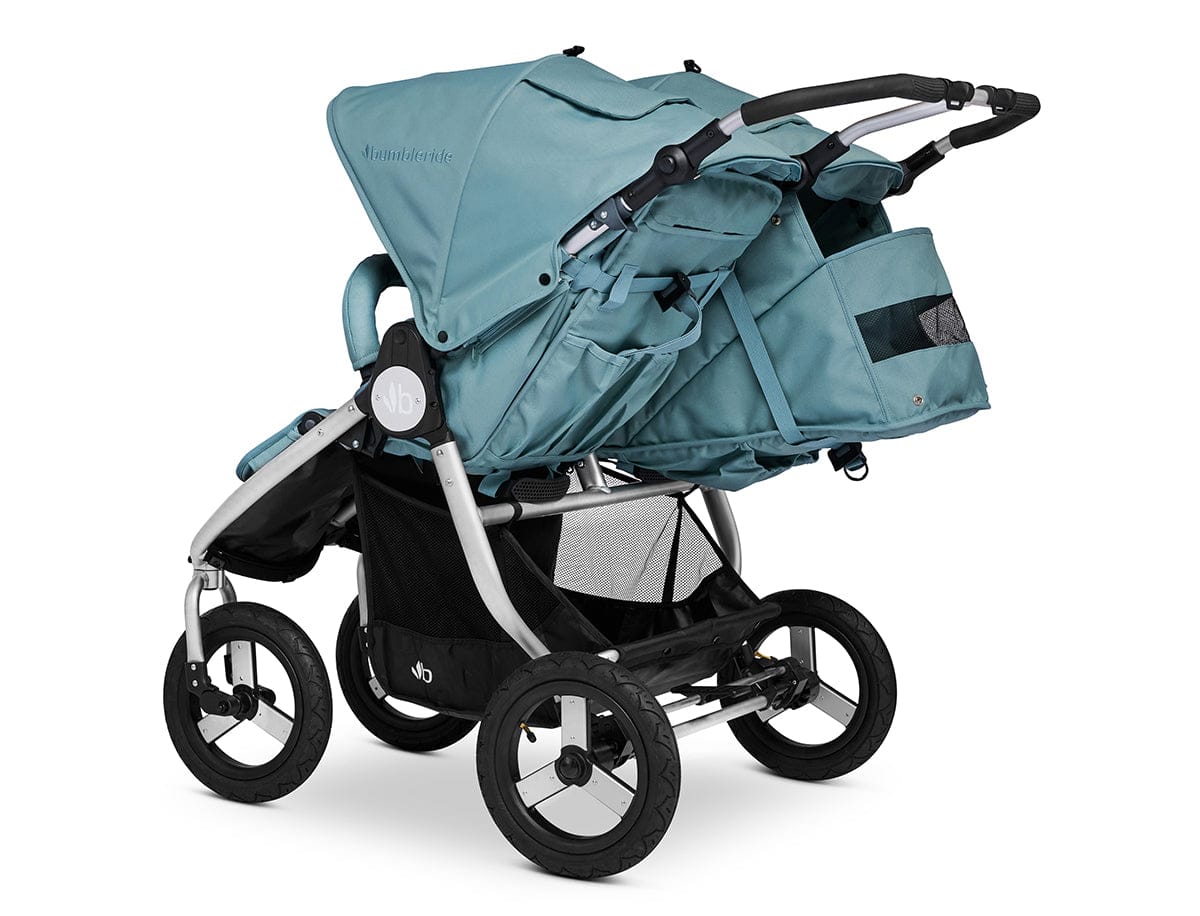 Bumbleride Indie Twin Side by Side Double Stroller - Sea Glass