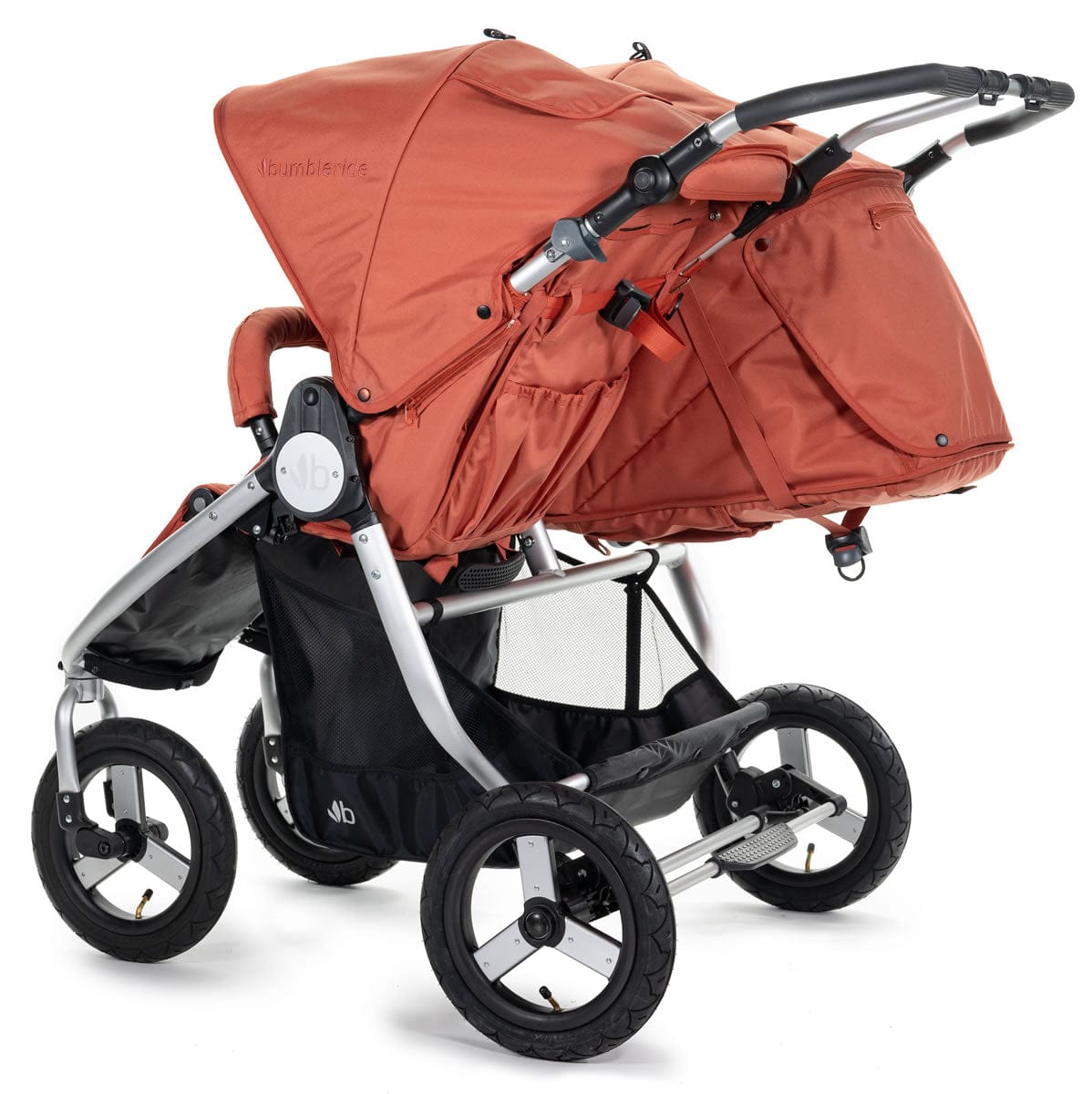 Bumbleride Indie Twin Side by Side Double Stroller - Clay