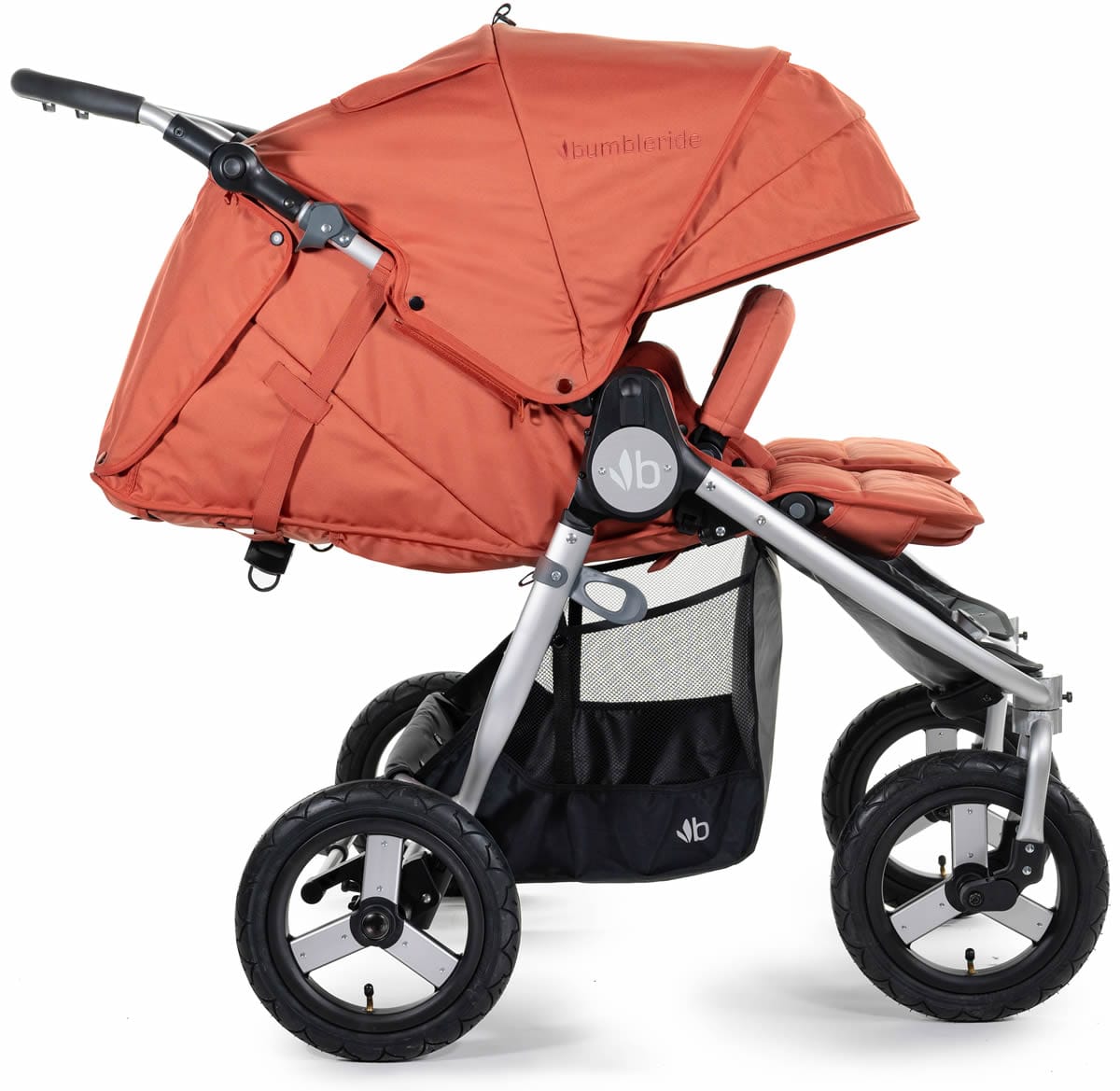 Bumbleride Indie Twin Side by Side Double Stroller - Clay