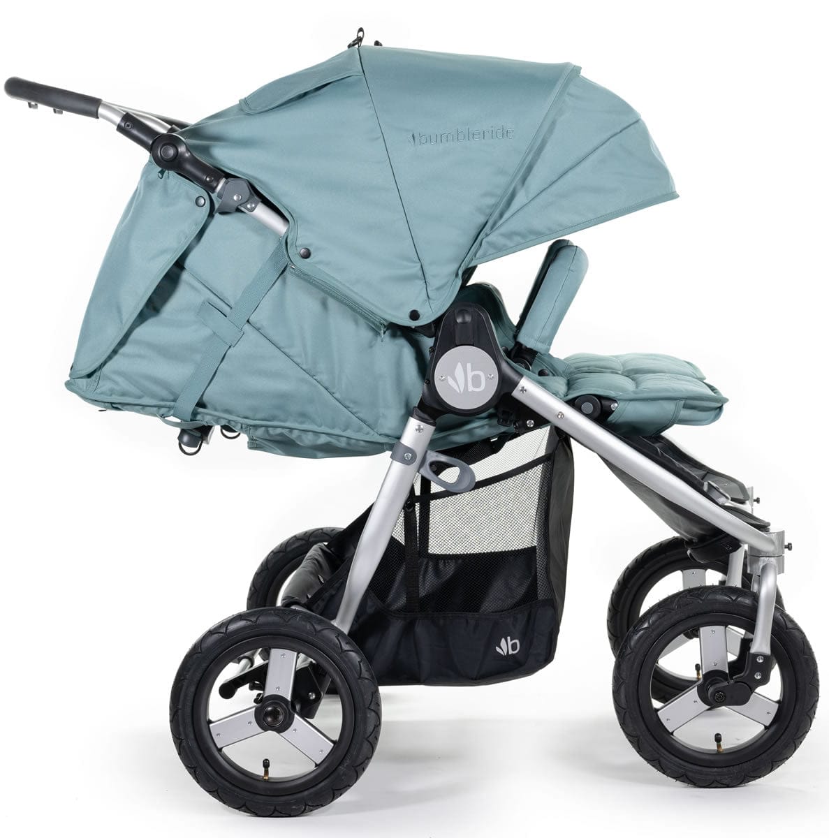 Bumbleride Indie Twin Side by Side Double Stroller - Sea Glass - IT-980SG