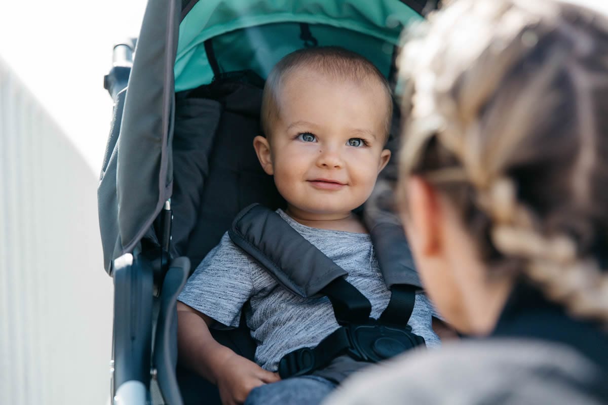 Bumbleride Speed Single Stroller - Dawn Grey Mint - SP-350DGM