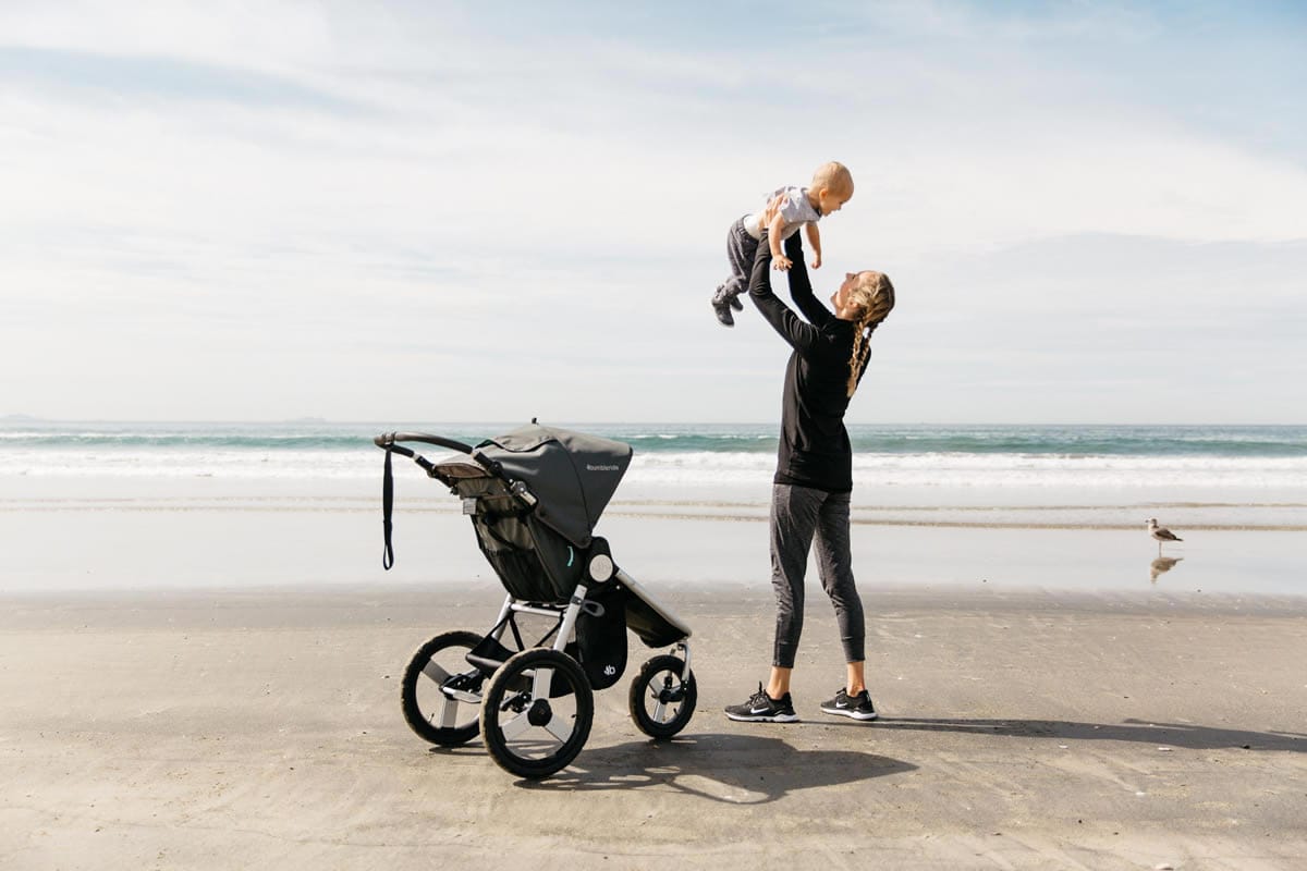 Bumbleride Speed Single Stroller - Dawn Grey Mint - SP-350DGM