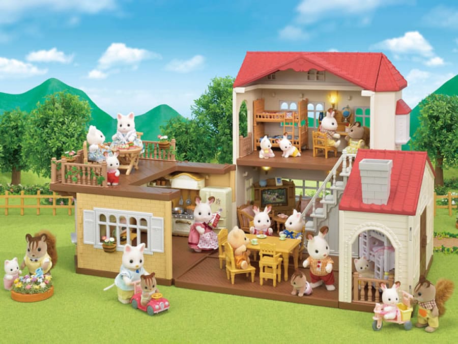 Calico Critters Red Roof Country Home Gift Set - CC1797