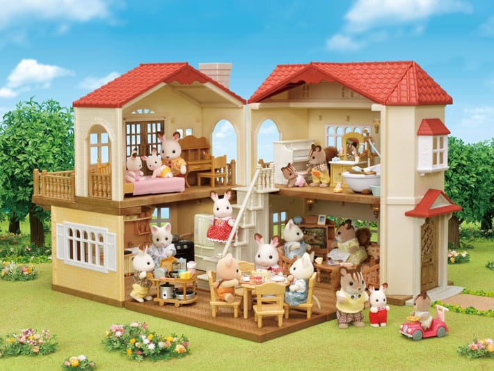 Calico Critters Red Roof Country Home Gift Set - CC1797