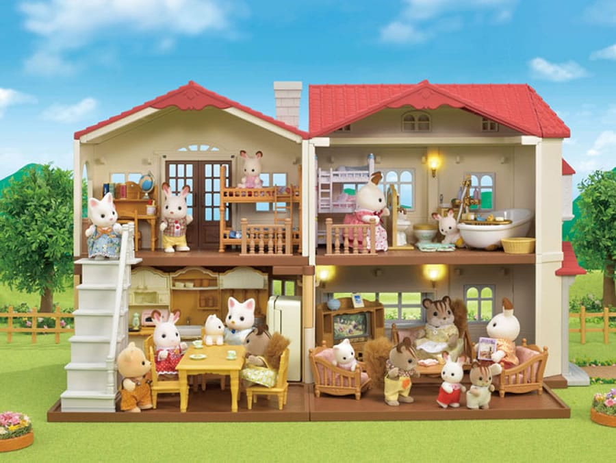 Calico Critters Red Roof Country Home Gift Set - CC1797