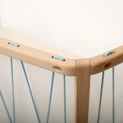 Charlie Crane KIMI Baby Bed with Foam Mattress - Aqua - KIMI-KIT-120-AQUA