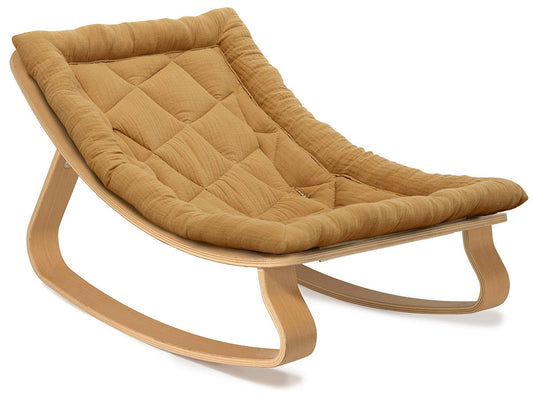 Charlie Crane LEVO Baby Rocker - Beech / Camel - LEVO-CAMEL