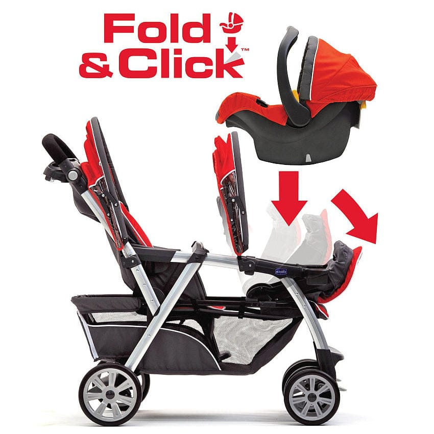 Chicco Cortina Together Double Stroller - Element