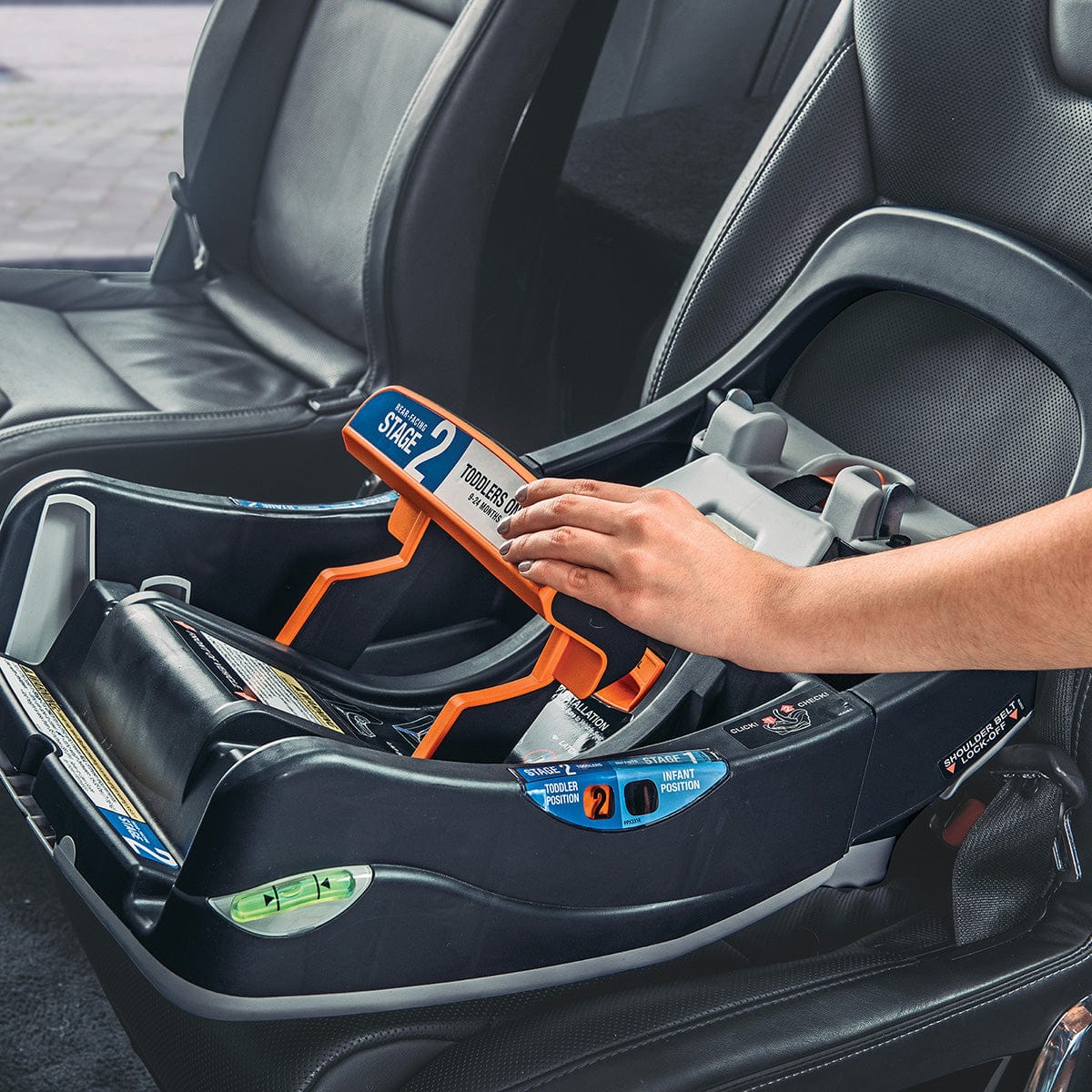 Chicco Fit2 Adapt Infant & Toddler Car Seat with Anti-Rebound Bar- Ember - 07079736860070