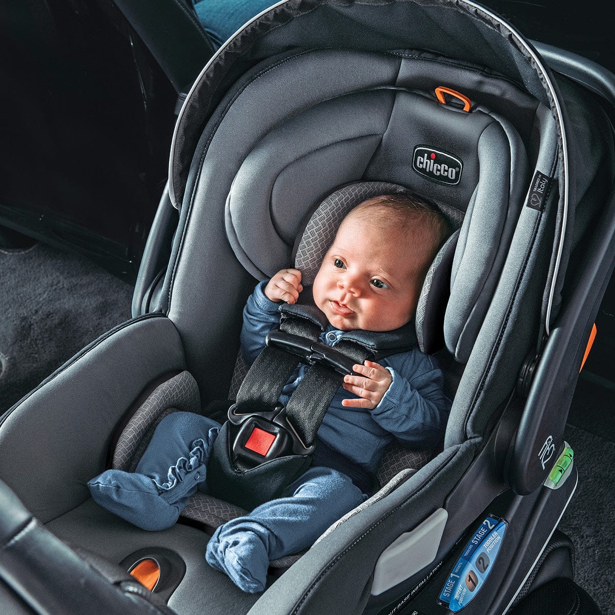 Chicco Fit2 Adapt Infant & Toddler Car Seat with Anti-Rebound Bar- Ember - 07079736860070