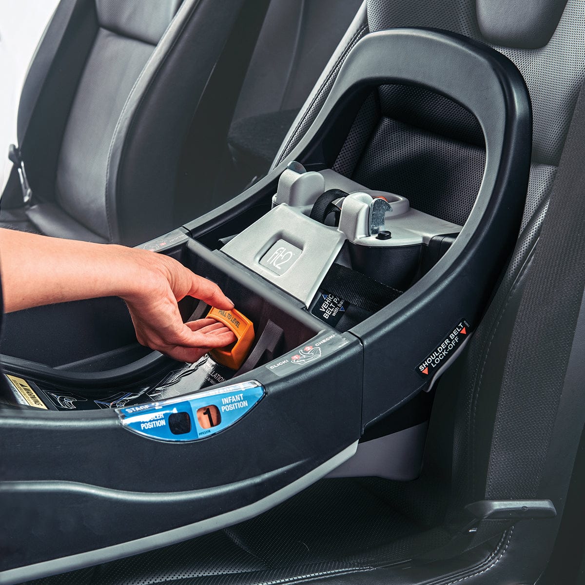 Chicco Fit2 Adapt Infant & Toddler Car Seat with Anti-Rebound Bar- Ember - 07079736860070