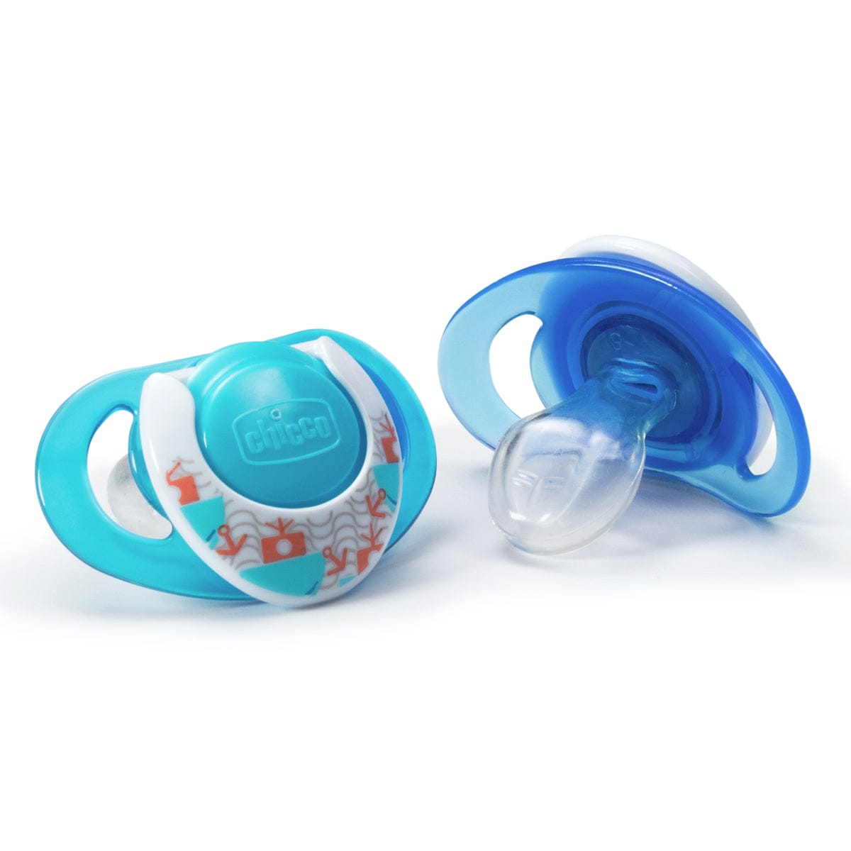 Chicco Hard Shield Orthodontic Pacifiers - Blue - 12M+ - 00005722000070