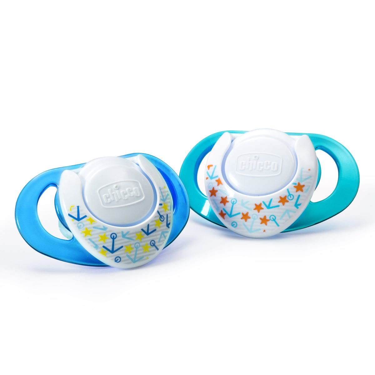 Chicco Hard Shield Orthodontic Pacifiers - Blue - 4M+ - 00005721000070