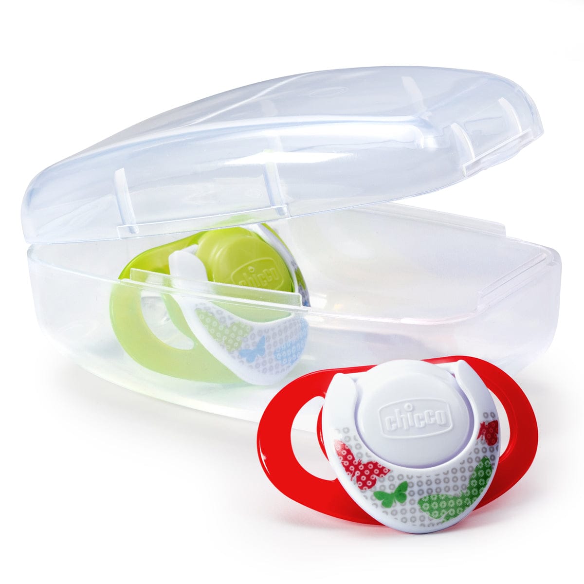 Chicco Hard Shield Orthodontic Pacifiers - Neutral - 4M+