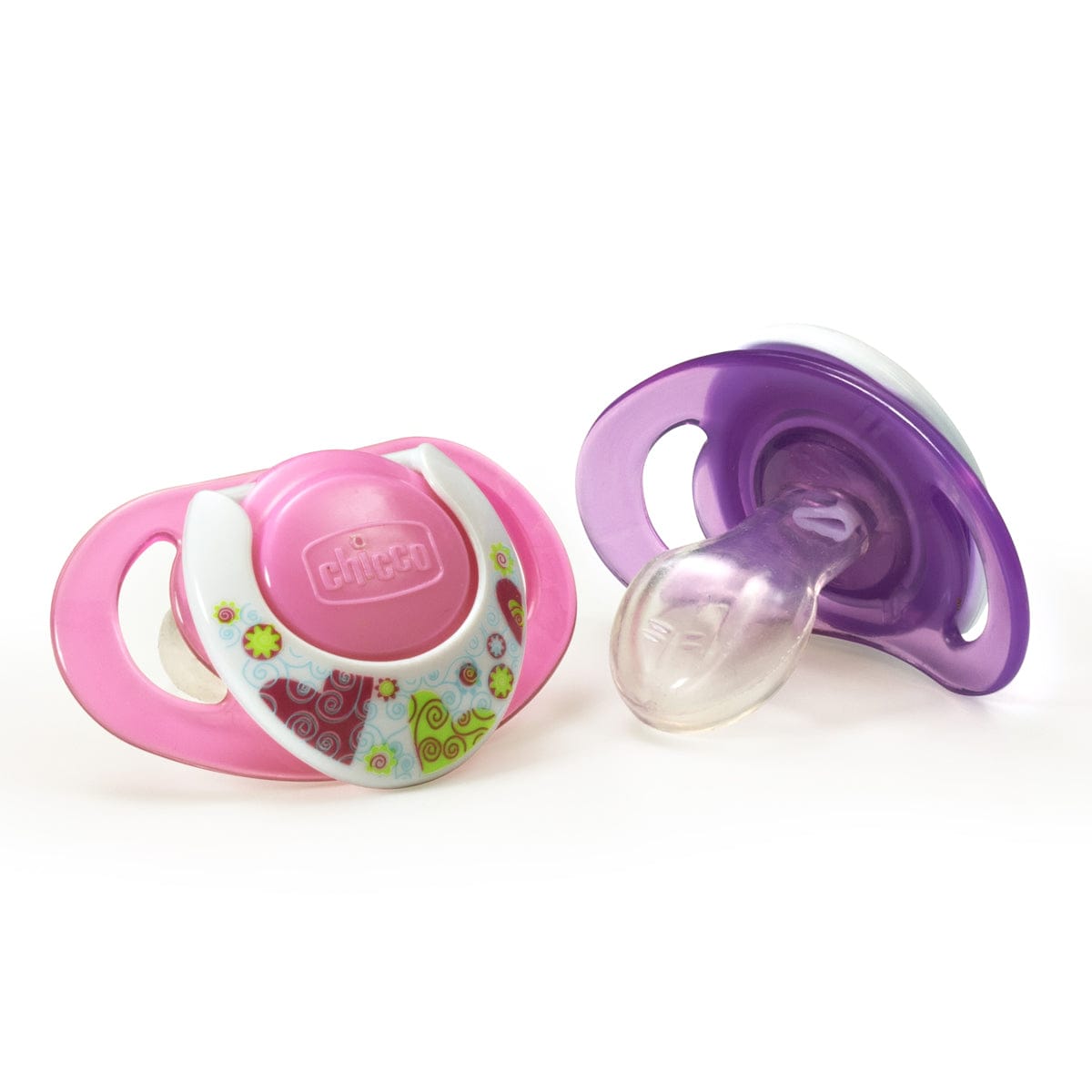 Chicco Hard Shield Orthodontic Pacifiers - Pink - 12M+ - 00005718000070