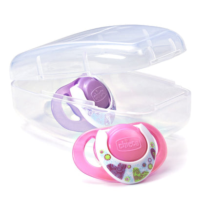 Chicco Hard Shield Orthodontic Pacifiers - Pink - 12M+ - 00005718000070