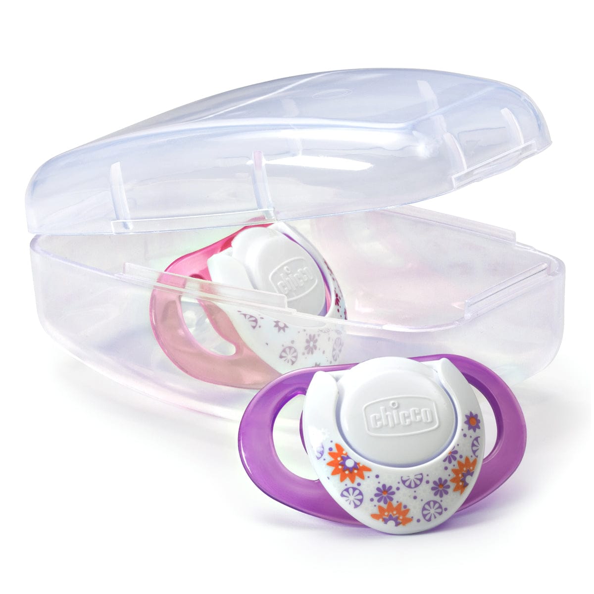 Chicco Hard Shield Orthodontic Pacifiers - Pink - 4M+ - 00005717000070