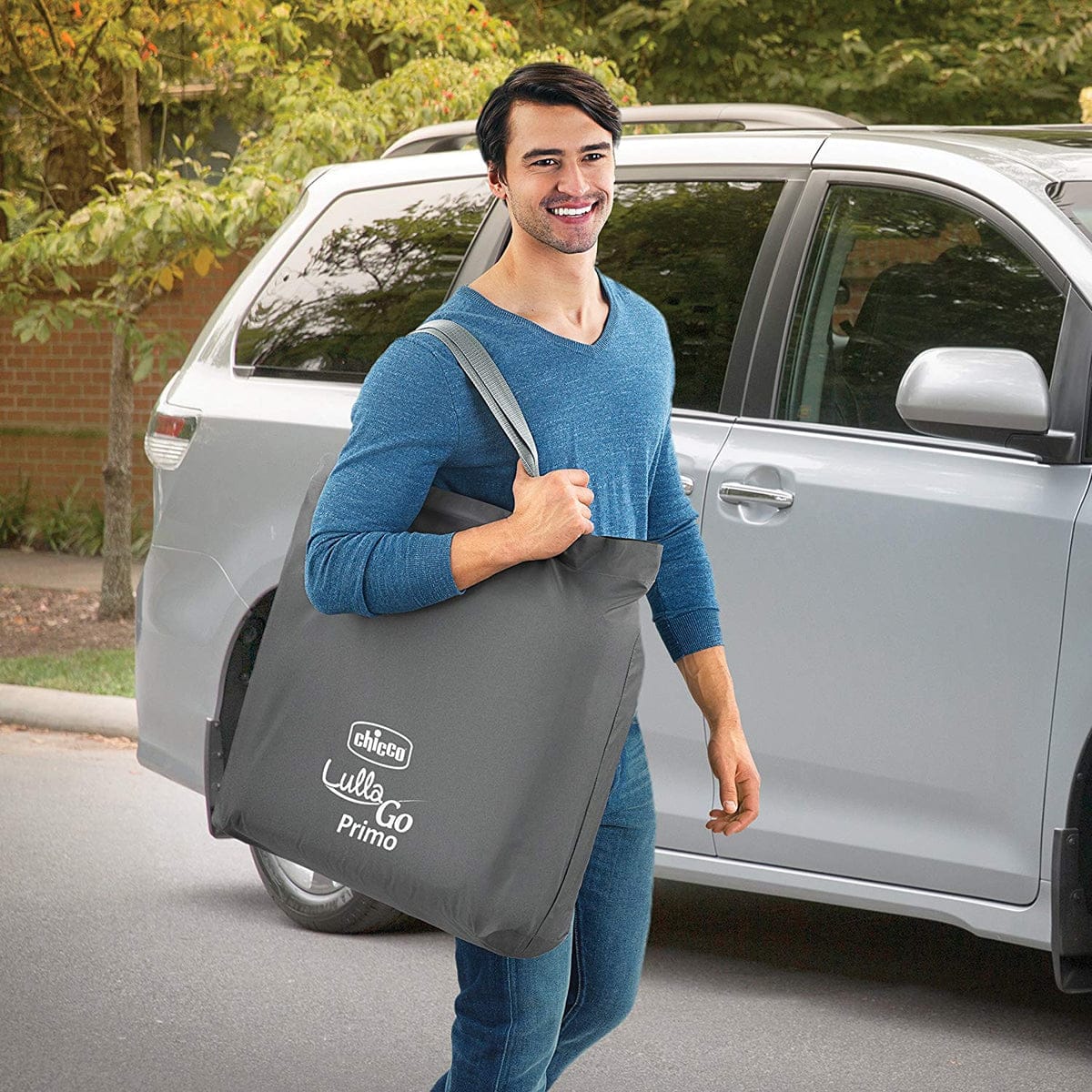 Chicco LullaGo Primo Portable Bassinet - Nottingham - 06079763960070