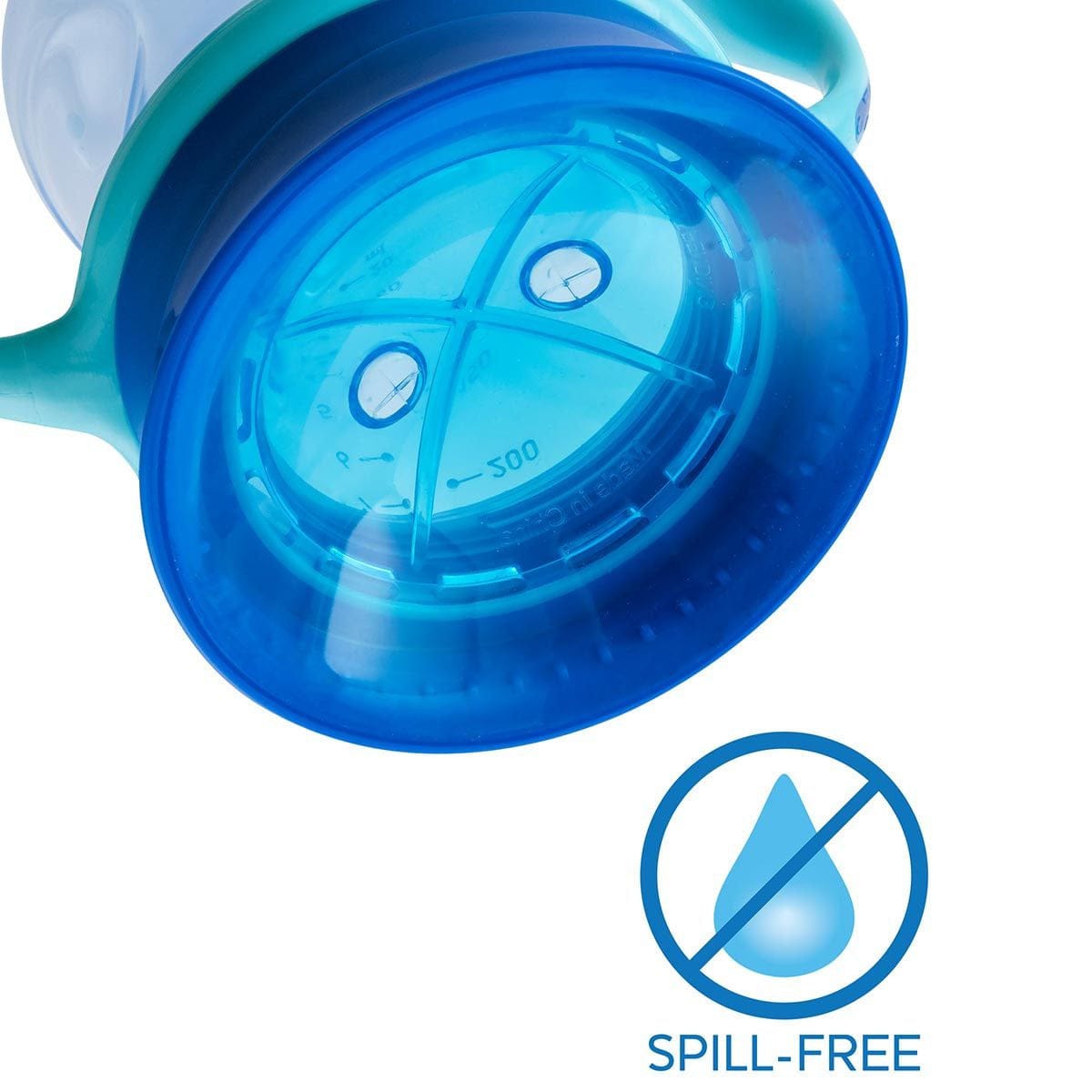 Chicco NaturalFit 7oz 360 Rim Trainer Cup with Handles - Blue - 00006951200070