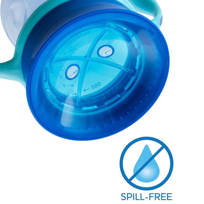 Chicco NaturalFit 7oz 360 Rim Trainer Cup with Handles - Blue - 00006951200070