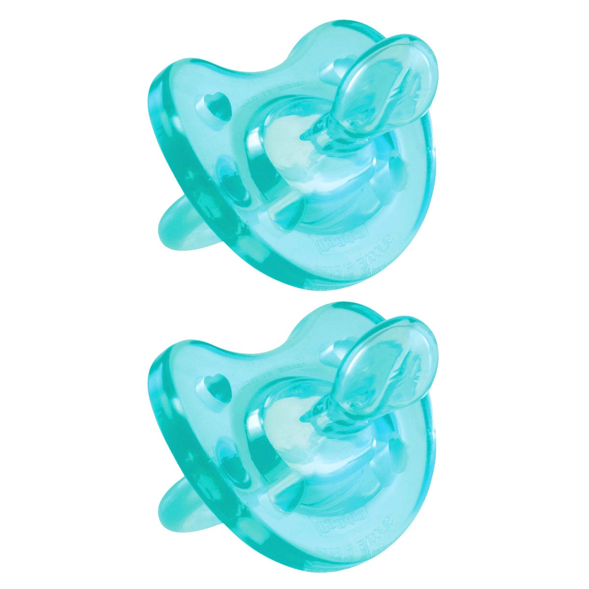 Chicco Soft Silicone Orthodontic Pacifiers - Blue - 0M+ - 2711200070