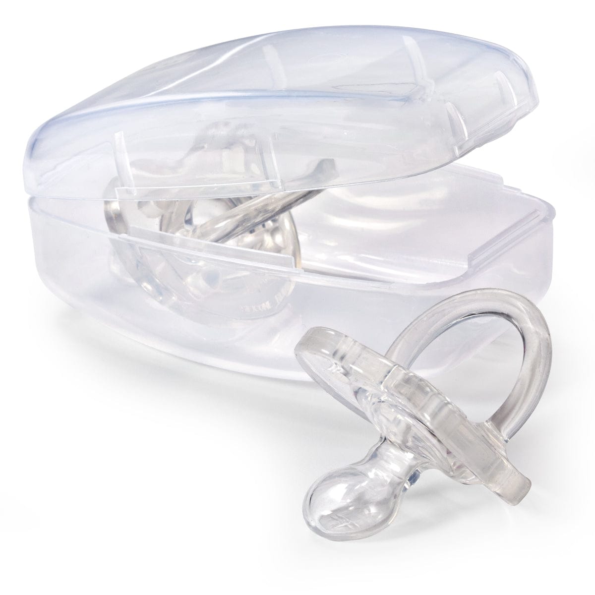 Chicco Soft Silicone Orthodontic Pacifiers - Clear - 4M+