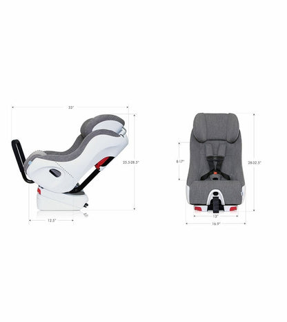 Clek Foonf Convertible Car Seat + Drink & Mat Thingy Bundle - C-Zero Shadow