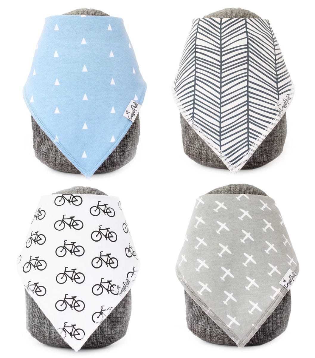Copper Pearl Baby Bandana Bibs, 4 Pack - Cruise - X000UBJJXT