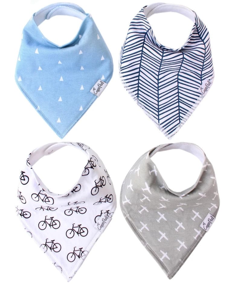 Copper Pearl Baby Bandana Bibs, 4 Pack - Cruise - X000UBJJXT