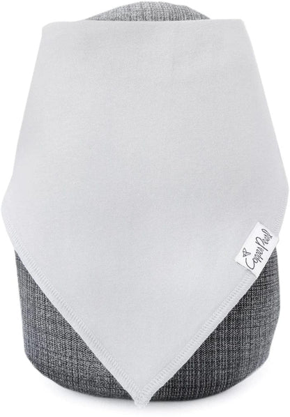 Copper Pearl Baby Bandana Bibs, 4 Pack - Grey - X0013FL3UD