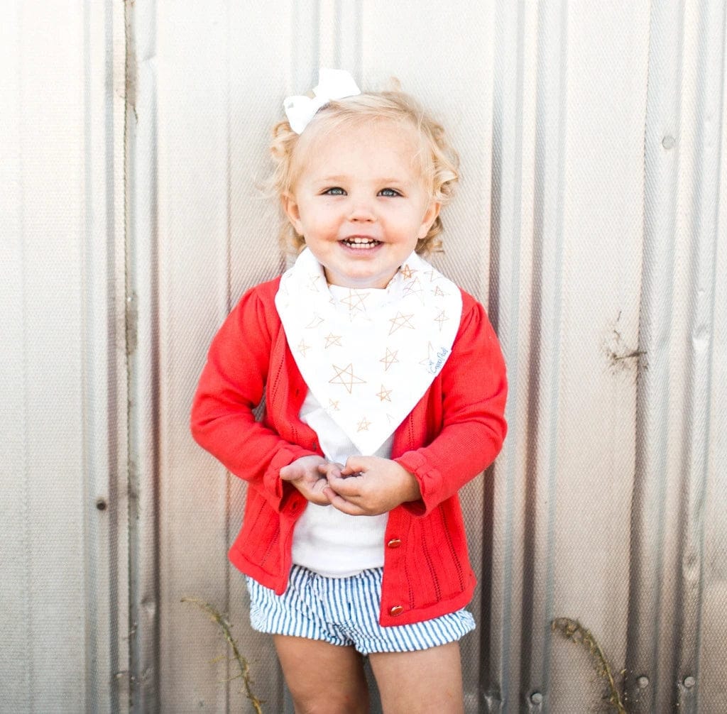 Copper Pearl Baby Bandana Bibs, 4 Pack - Paris - X000UBJIPN