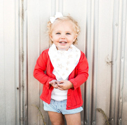 Copper Pearl Baby Bandana Bibs, 4 Pack - Paris - X000UBJIPN