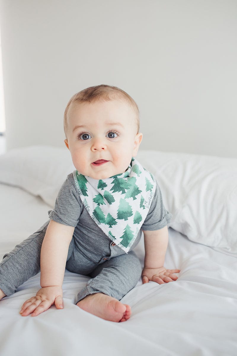 Copper Pearl Baby Bandana Bibs, 4 Pack - Woodland - X0019LGCRP